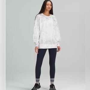 EUC LULULEMON Perfectly Oversized Crew *Dye